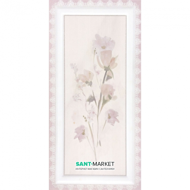 Плитка настенная Декор Dual Gres Fragance Frame Rose 30x60