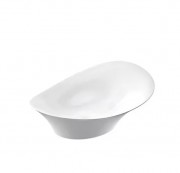 Раковина для ванної Marmorin Alice II 67,2х39.2 см литий камінь білий P 550 067 020 010