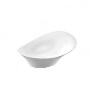 Раковина для ванної Marmorin Alice I 55х32.7 см литий камінь білий P 550 056 020 010