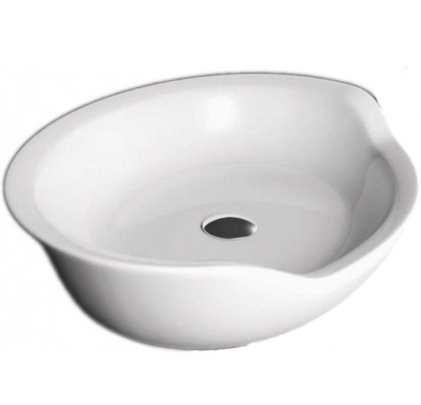 Раковина для ванной Marmorin Siwa 54х39,5 см литой камень белый P 535 054 020 010