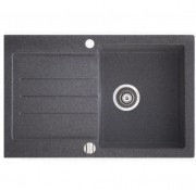 Мойка для кухни Marmorin Tellur 1k 10 78х50 см искусственный камень Magranit черный 380 113 002