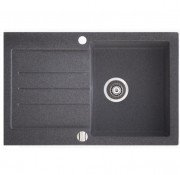 Мойка для кухни Marmorin Tellur 1k 10 78х50 см искусственный камень Magranit черный 380 113 002