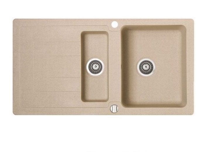 Мийка для кухні Marmorin Sten 1,5k 10 97х52 см штучний камінь Magranit пісочний 385 513 007