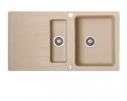 Мойка для кухни Marmorin Sten 1,5k 10 97х52 см искусственный камень Magranit песочный 385 513 007