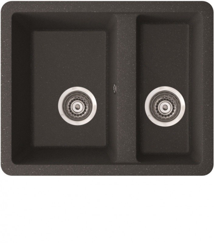 Мойка для кухни Marmorin Fado 1,5k 56х46 см искусственный камень Magranit черный 427 500 002
