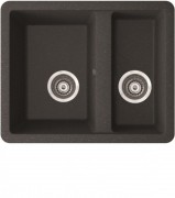 Мойка для кухни Marmorin Fado 1,5k 56х46 см искусственный камень Magranit черный 427 500 002