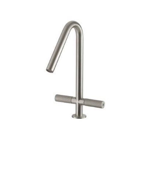 Смеситель для раковины двухвентильный Treemme 22mm нержавеющая сталь 6014IS