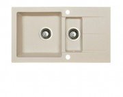 Мийка для кухні Marmorin Tama 1,5k 10 78х43,5 см штучний камінь Magranit сафарі 390 513 001