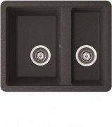 Мойка для кухни Marmorin Fado 1,5k 56х46 см искусственный камень Magranit черный 427 500 002