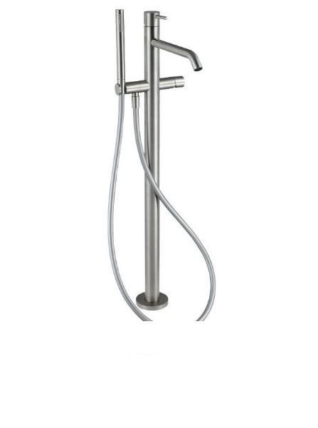 Змішувач одинважільний на підлогу (окремо) Treemme 40мм нержавіюча сталь 1303IS01