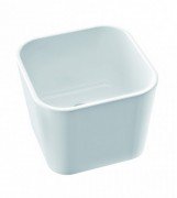 Раковина для ванної Marmorin Balia 40х40 см литий камінь білий 591 040 020 xx x