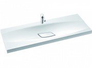 Раковина для ванной Marmorin Noel 120х45 см литой камень белый 582 120 020 xx x