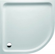 Душовий піддон Marmorin Ceti 80х80 см штучний камінь білий 185 080 2xx