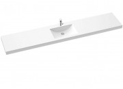 Раковина для ванной Marmorin  Moira bis регулируемая от 60 до 250 см литой камень белый 280 REG 0xx xx x