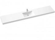 Раковина для ванної Marmorin Moira bis регульована від 60 до 250 см литий камінь білий 280 REG 0xx xx x