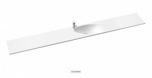 Раковина для ванной на тумбу умывальник-столешница Marmorin Ugo белая 642 REG 0xx xx x