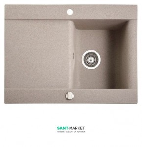 Мойка для кухни Marmorin Voga 1k 1o врезная  искусственный камень песочный 110 113 007