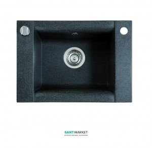 Мойка для кухни Marmorin Voga 1k врезная гранит черный 110 103 002