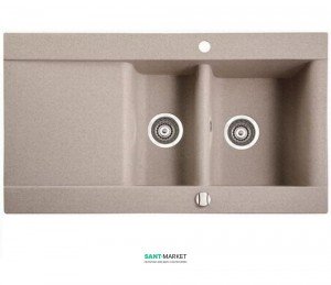 Мойка для кухни Marmorin Voga 1 5k 10 врезная  искусственный камень песочный 110 513 007
