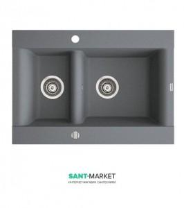 Мийка для кухні Marmorin Voga II 1 5k врізна штучний камінь сірий 712 503 003