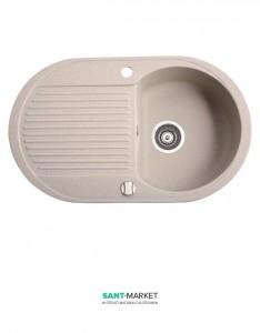Мийка для кухні овальна Marmorin Duro 1k 1o обертається крило врізна пісочний 130 113 007