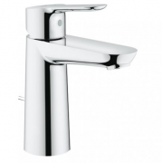 Смеситель для раковины Grohe BauEdge с донным клапаном 23758000