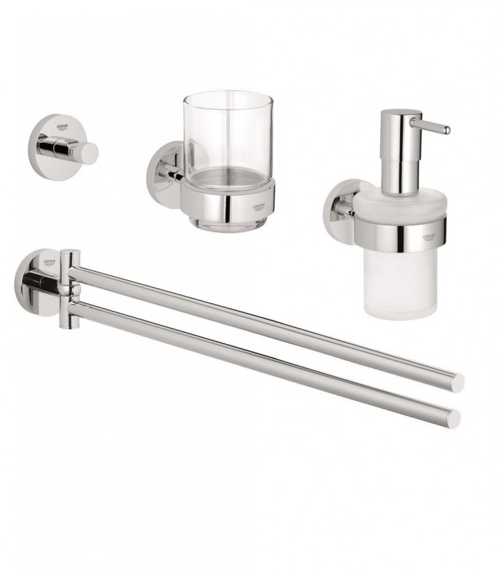 Набор аксессуаров Grohe Essentials New 4 в 1 хром 40846001