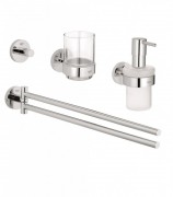 Набор аксессуаров Grohe Essentials New 4 в 1 хром 40846001