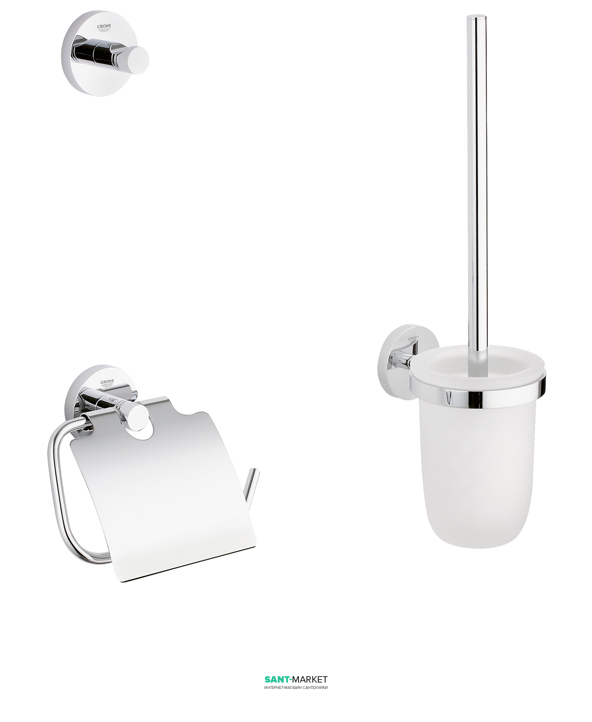 Комплект аксессуаров Grohe Essentials хром 40407001