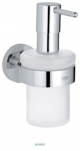Дозатор жидкого мыла Grohe Essentials с держателем хром 40448001