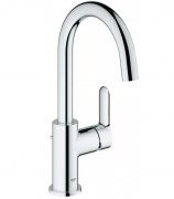 Смеситель для раковины Grohe BauEdge с донным клапаном хром 23760000