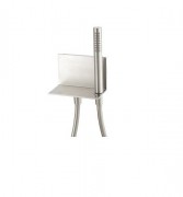 Душевой гарнитур Treemme с настенным держателем сталь 2847IS72