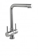 Змішувач Двохважеля для кухні Treemme під фільтр хром 5503CC