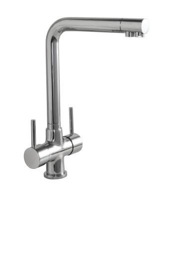 Смеситель двухрычажный для кухни Treemme под фильтр хром 5503CC