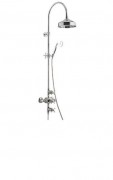 Душевая стойка Treemme Old Italy с верхним и ручным душем хром 4496 CC