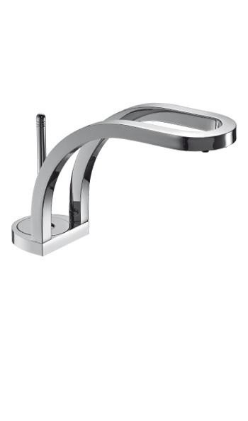 Смеситель для раковины однорычажный Treemme Philo с донным клапаном хром 7011СLCC