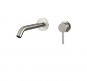 Смеситель для раковины однорычажный настенный Treemme 40mm сталь 1376IS01