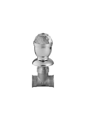 Кран переключение для смесителя Treemme Okay золото 4640 DD