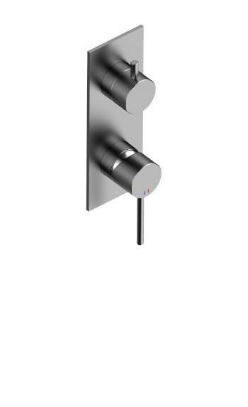 Смеситель скрытый (встраиваемый) Treemme 40mm сталь 1302IS02