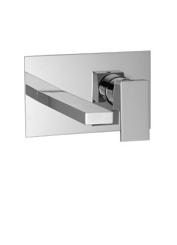 Змішувач для раковини одноважеля настінний Treemme хром 5651 СС 10