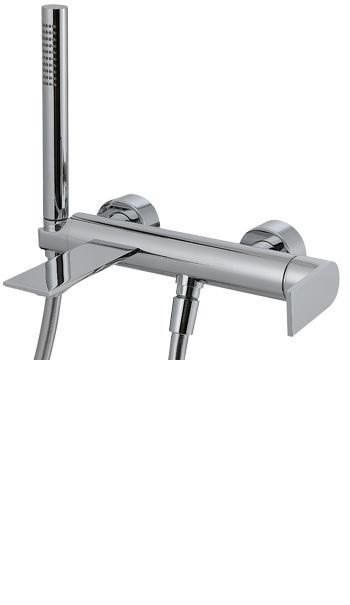 Змішувач одинважільний з душем для ванни Treemme Ran хром 2200CC
