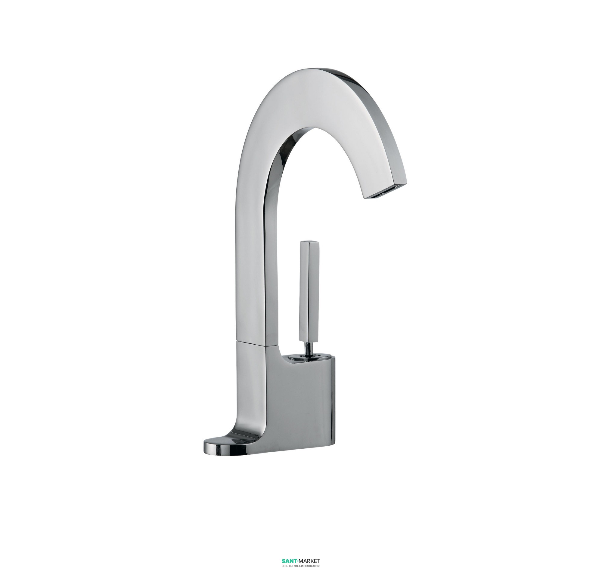 Смеситель для раковины однорычажный Treemme Cut хром 3310 CC