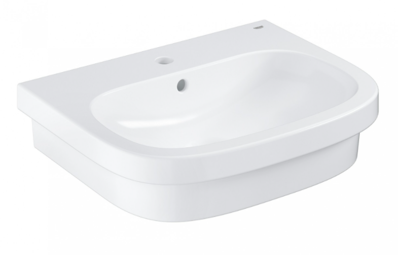 Раковина для ванной накладная Grohe Euro Ceramic 60 с гигиеническим покрытием альпин-белый 3933700H