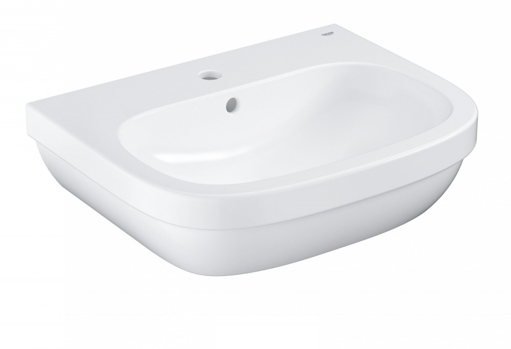 Раковина для ванної підвісна Grohe Euro Ceramic 60 з гігієнічним покриттям альпін-білий 3933500H