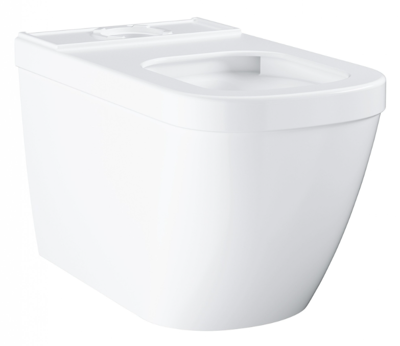 Унітаз підлоговий приставний Grohe Euro Ceramic з гігієнічним покриттям альпін-білий 3933800H