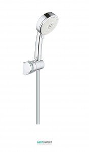 Душевой гарнитур с настенным держателем Grohe New Tempesta Cosmopolitan 100 хром 27584002