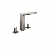 Змішувач для раковини двухвентильний прихований з донним клапаном Grohe Allure Brilliant матовий графіт 20344AL0