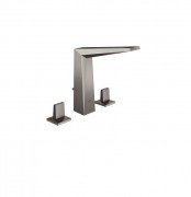 Смеситель для раковины двухвентильный скрытый с донным клапаном Grohe Allure Brilliant матовый графит 20344AL0