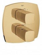 Смеситель с термостатом скрытый (встраиваемый) Grohe коллекция Grandera золото 19937GL0