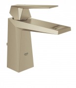 Смеситель для раковины однорычажный с донным клапаном каскадный Grohe Allure Brilliant матовый никель 23029EN0